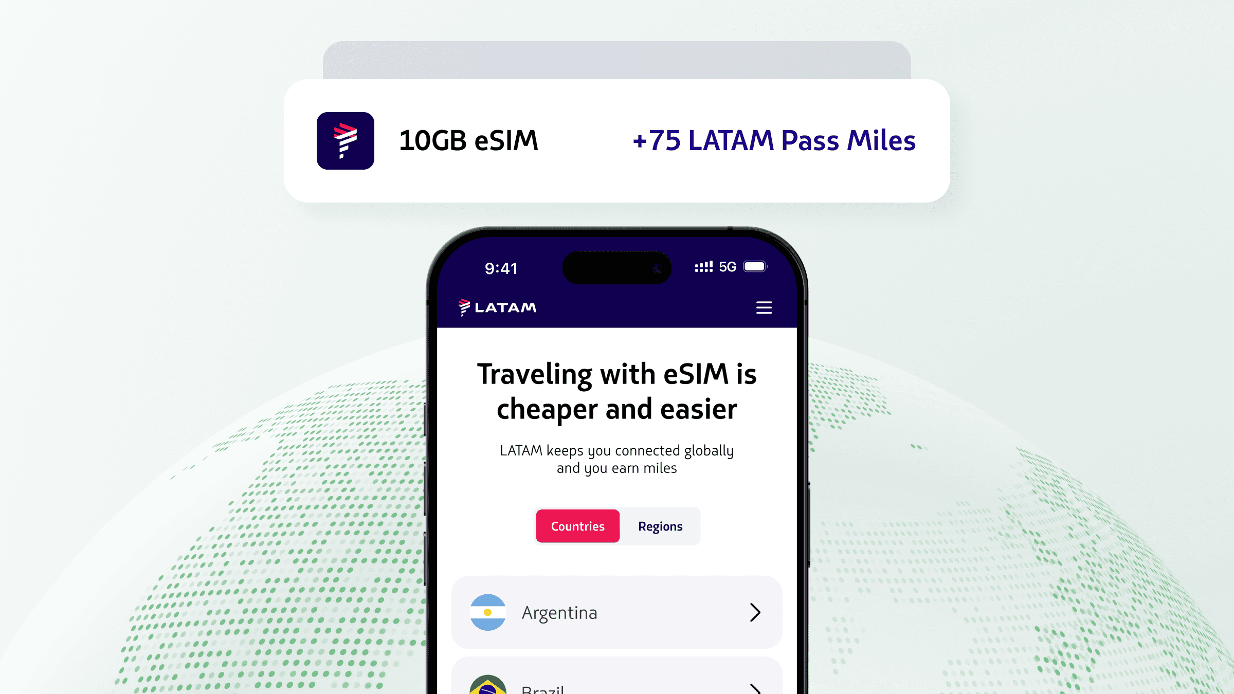 LATAM now offers eSIM service for travels